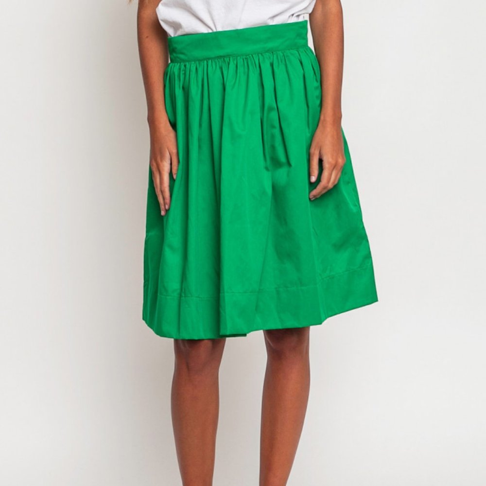 Modcloth Green A-Line Skirt